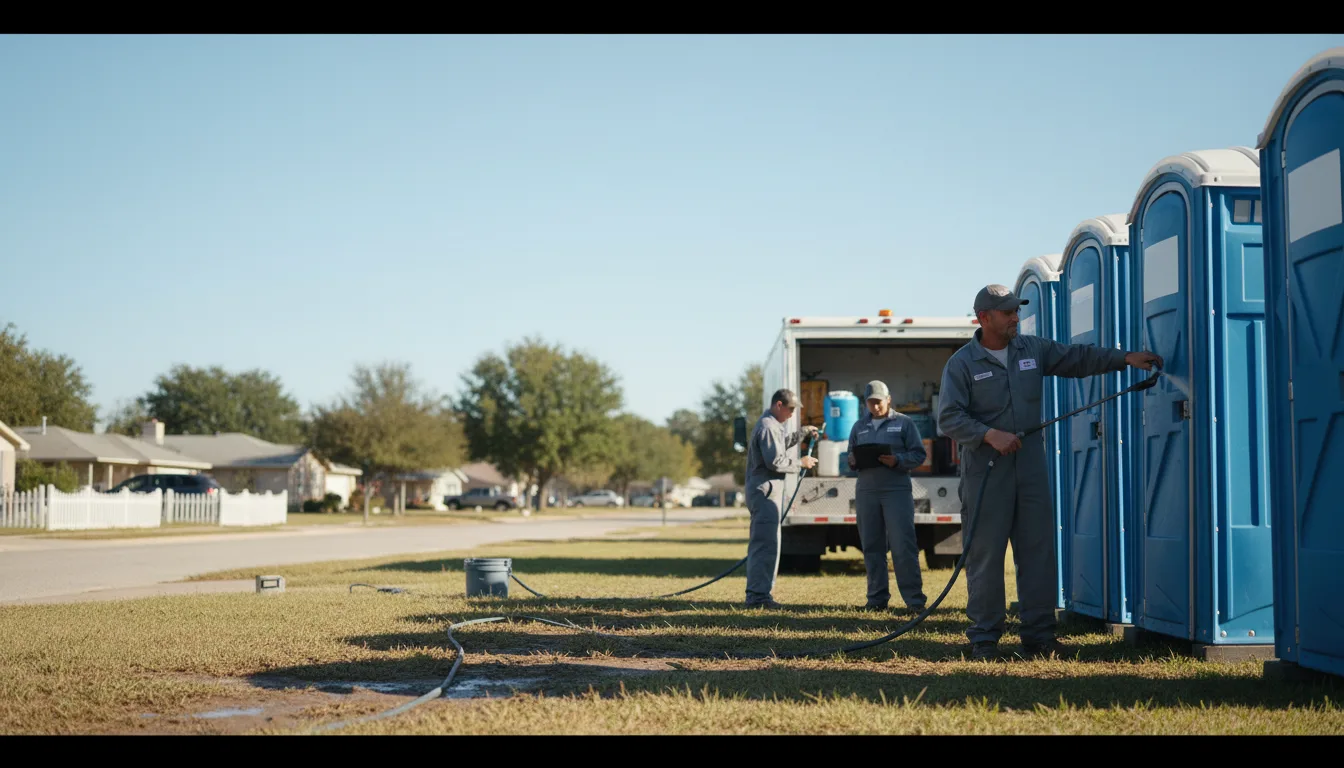 Long-Term Portable Toilet Rental in Santa Maria, TX near me